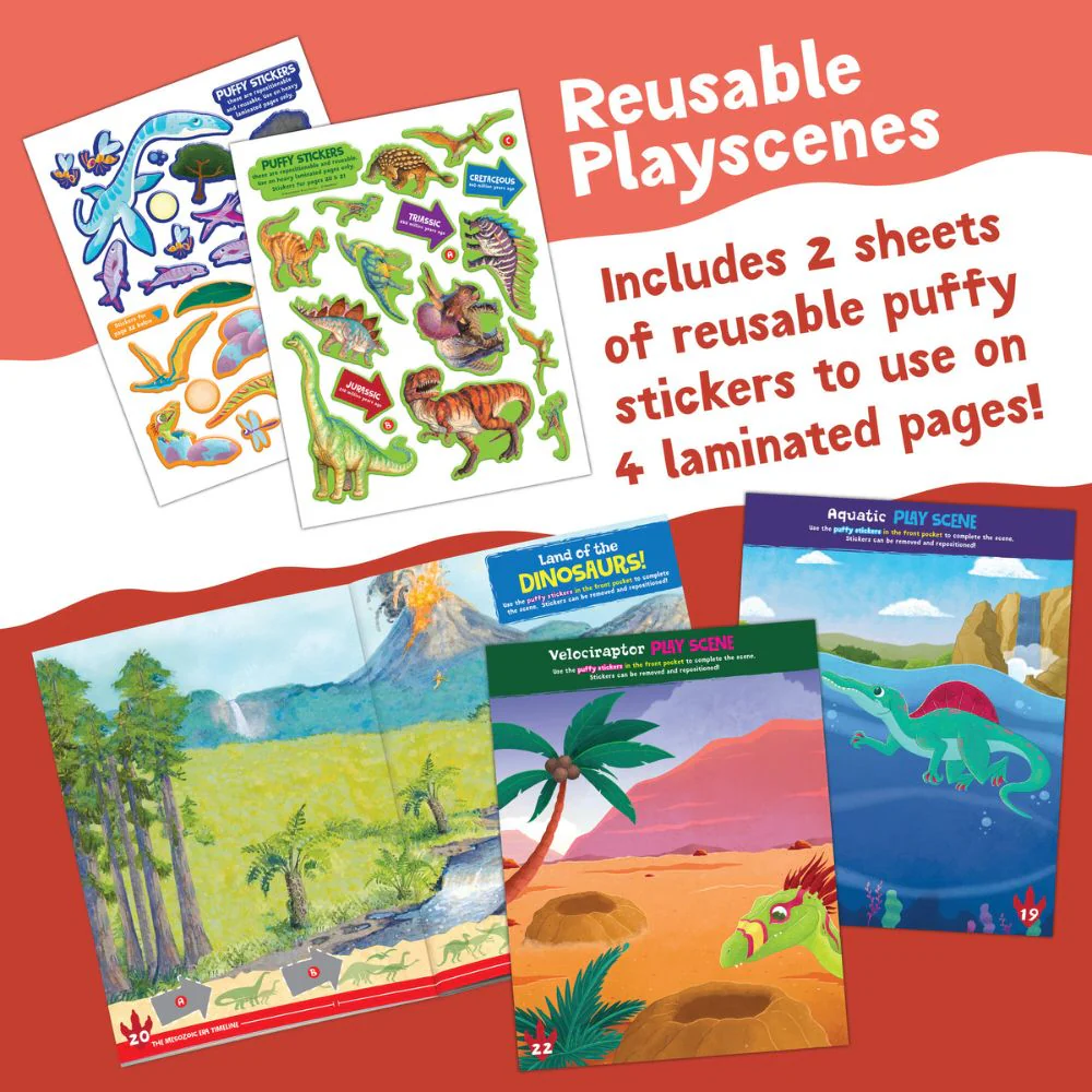 Peaceable Kingdom Activity Sticker Book - Dinosaurs - Image 3