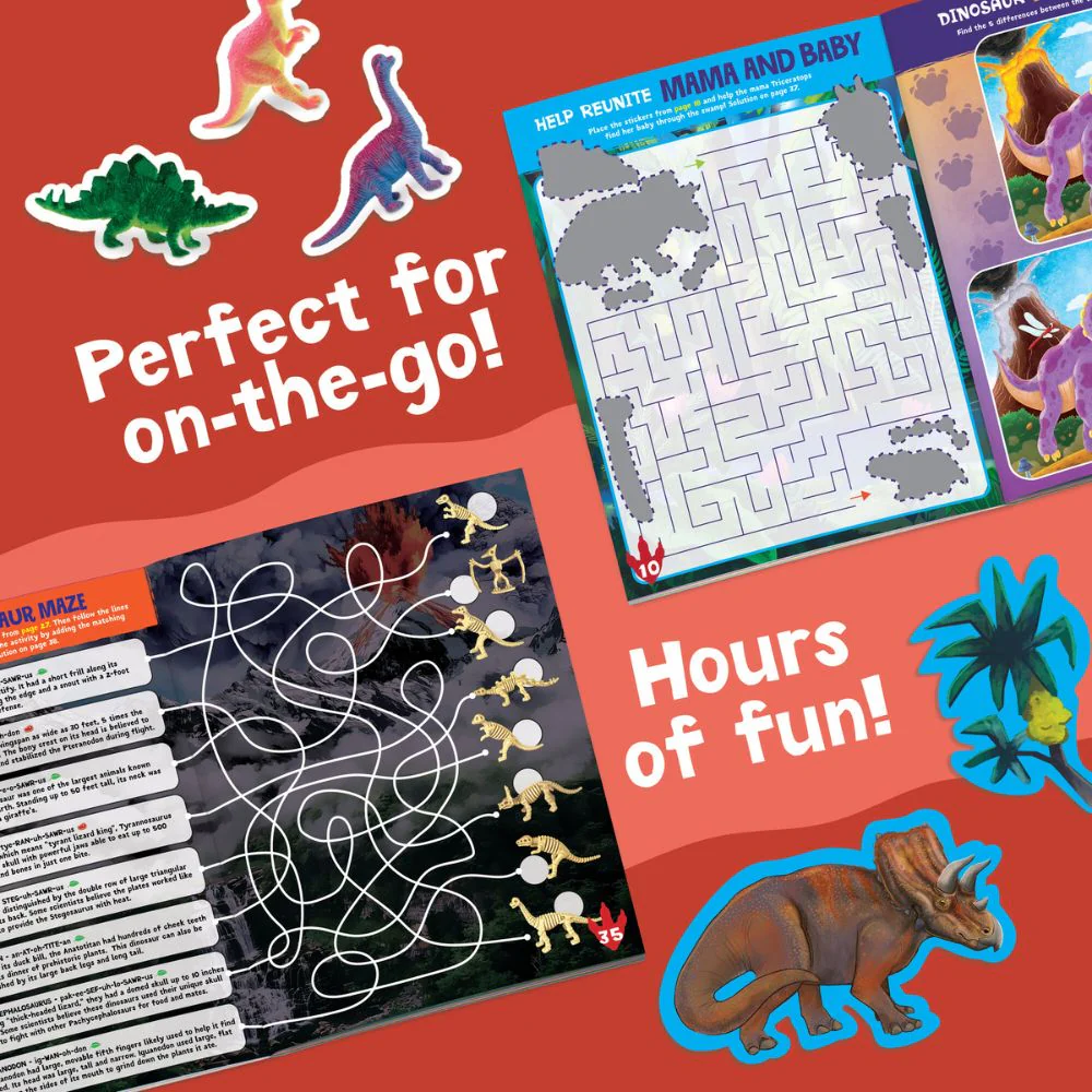 Peaceable Kingdom Activity Sticker Book - Dinosaurs - Image 6
