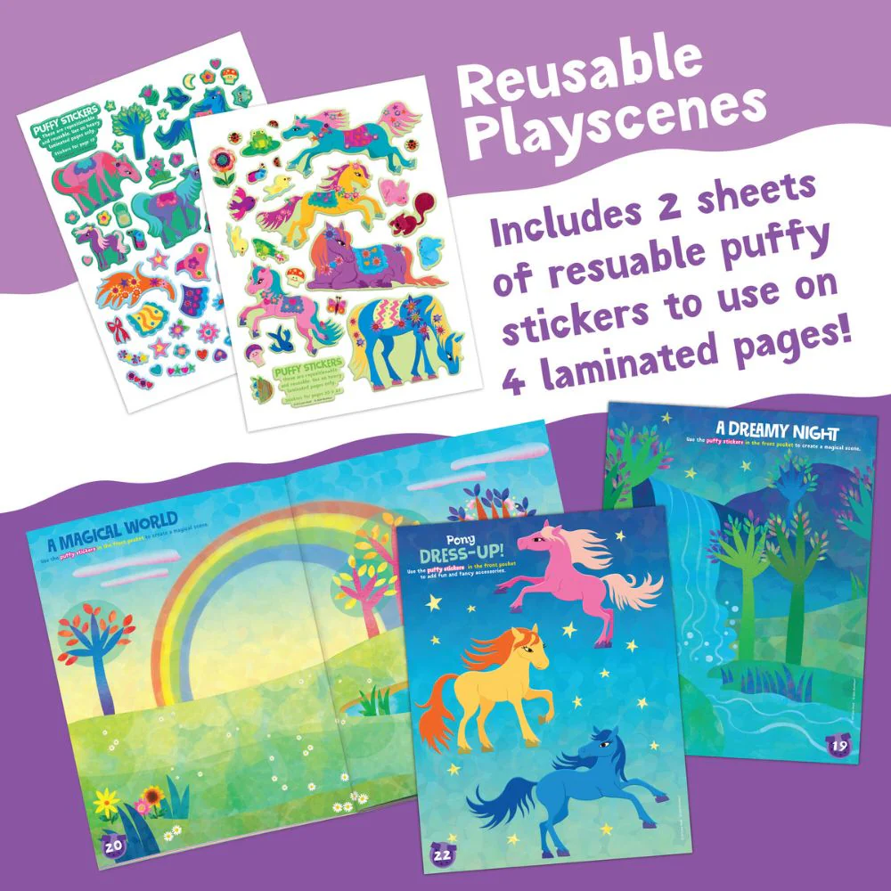 Peaceable Kingdom Activity Sticker Book - Magical Ponies - Image 4