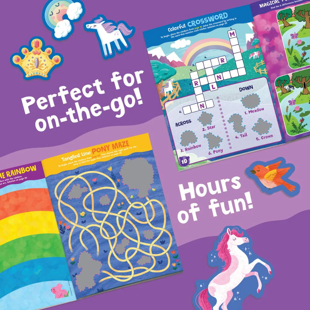 Peaceable Kingdom Activity Sticker Book - Magical Ponies - Image 5