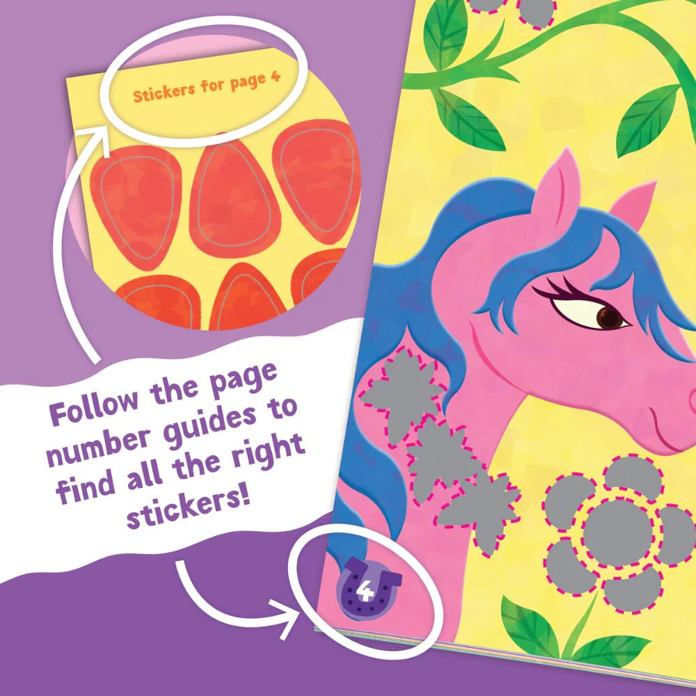 Peaceable Kingdom Activity Sticker Book - Magical Ponies - Image 7