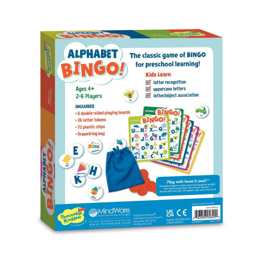 Peaceable Kingdom - Alphabet Bingo Educational Game - Image 4