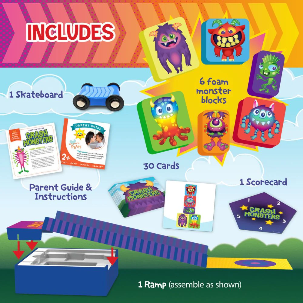 Peaceable Kingdom Crash Monsters - The Stack, Skate and Crash Game! - Image 10