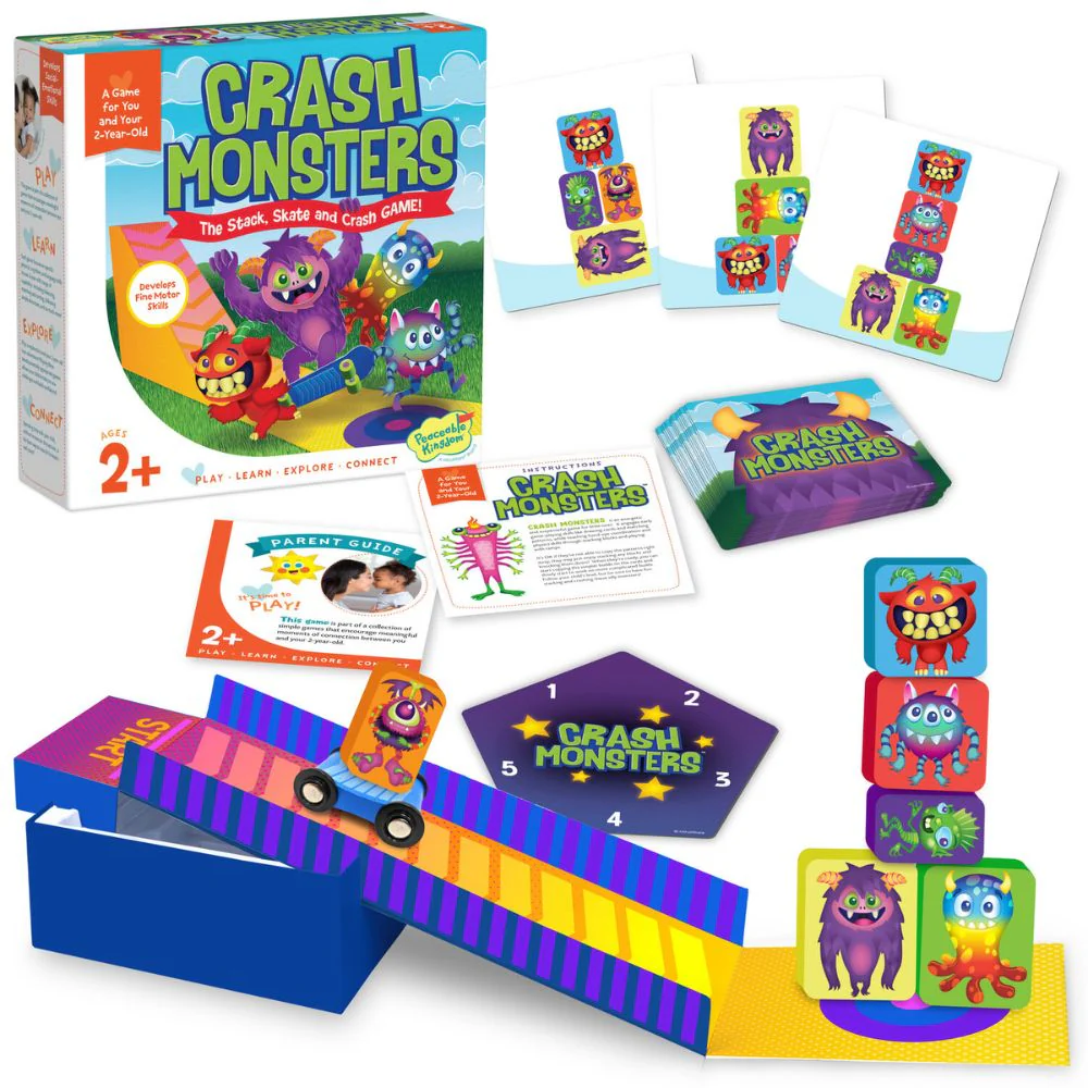 Peaceable Kingdom Crash Monsters - The Stack, Skate and Crash Game! - Image 5