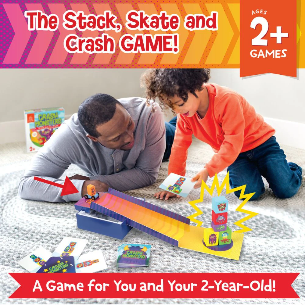 Peaceable Kingdom Crash Monsters - The Stack, Skate and Crash Game! - Image 9