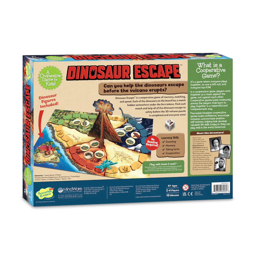 Peaceable Kingdom - Dinosaur Escape Cooperative Game - Image 4