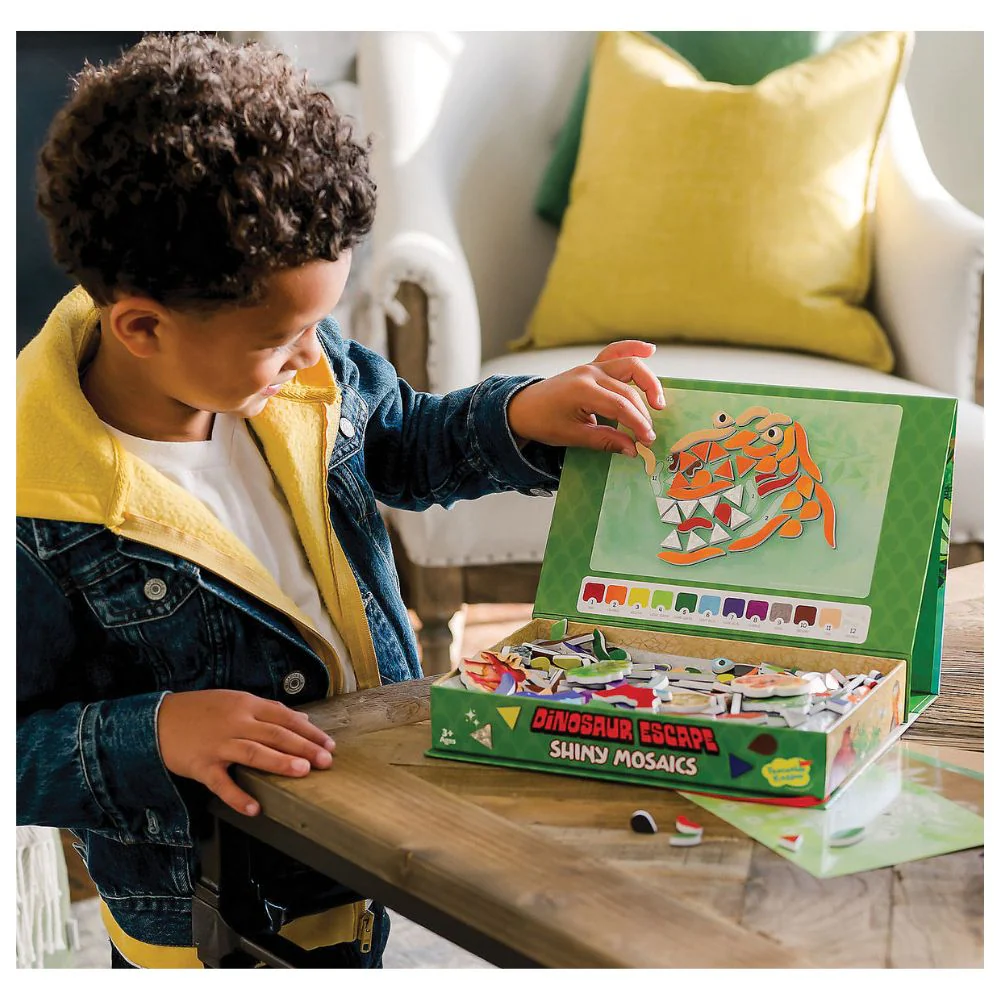 Peaceable Kingdom - Dinosaur Escape Shiny Magnetic Mosaics - Image 3