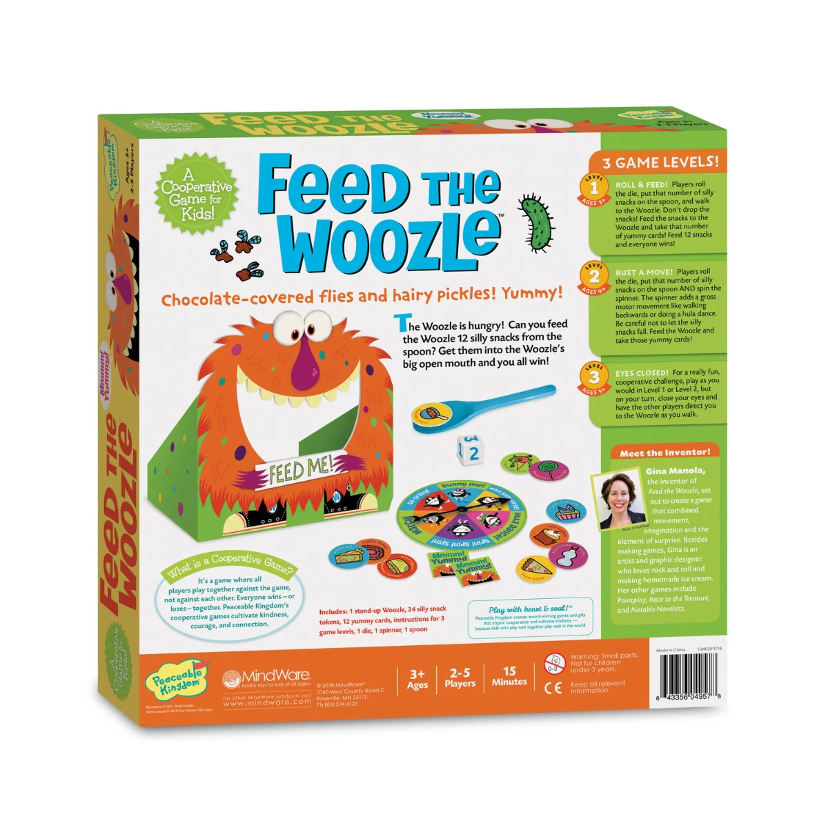 Peaceable Kingdom - Feed the Woozle Cooperative Game - Image 4