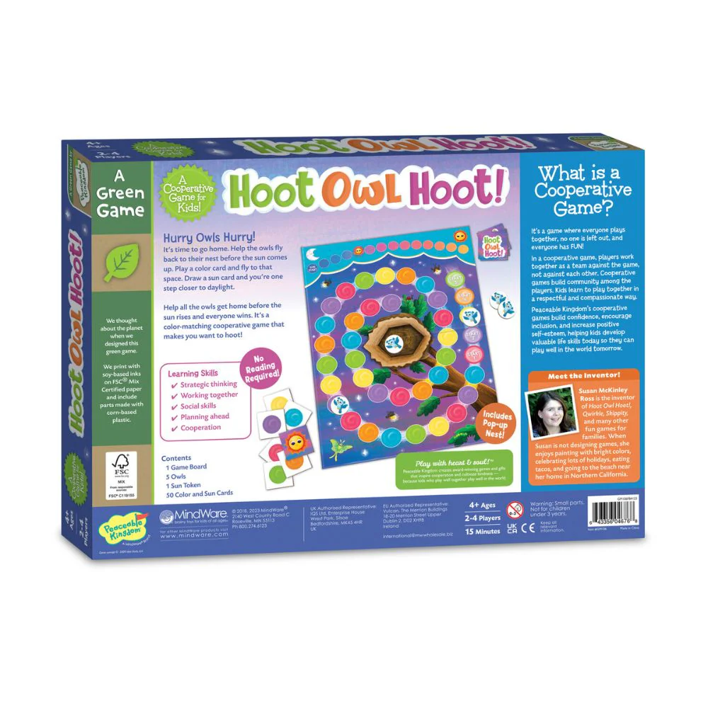 Peaceable Kingdom - Hoot Owl Hoot Cooperative Game - Image 4
