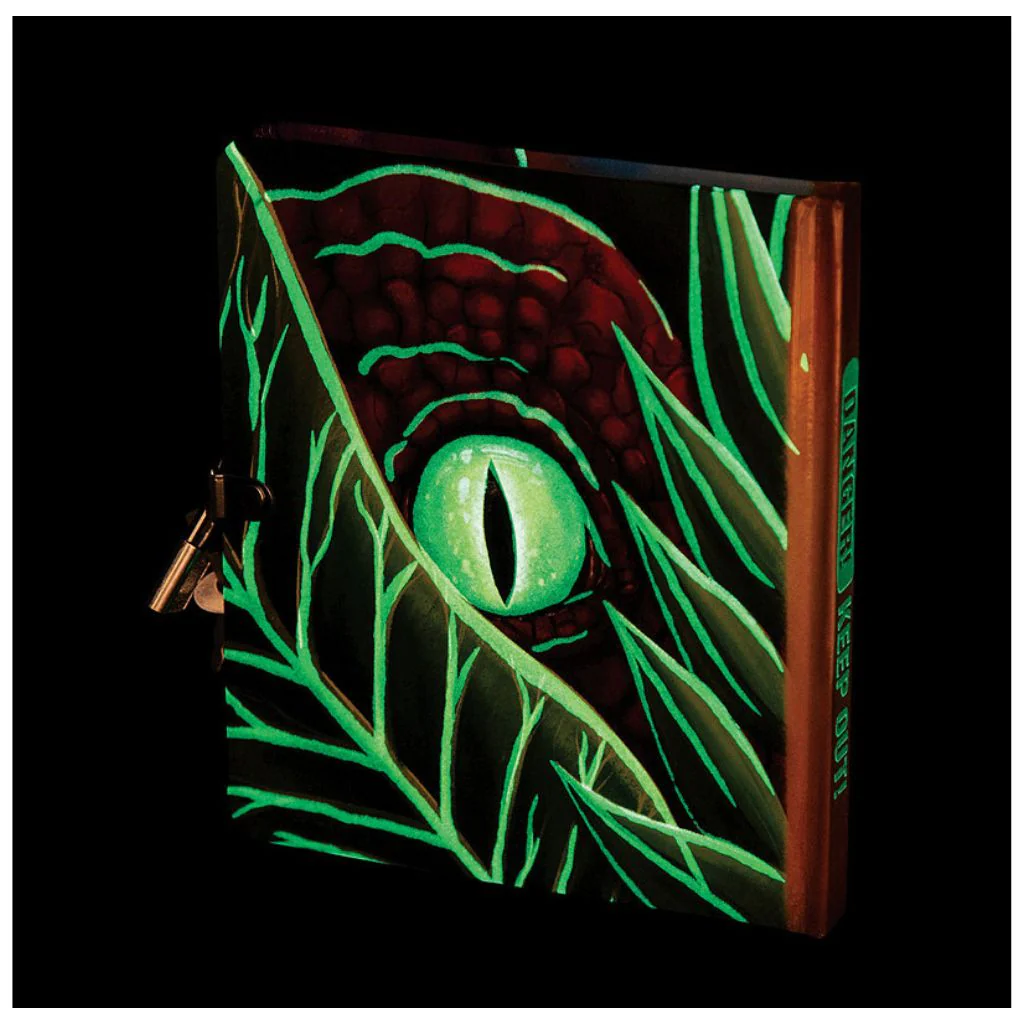 Peaceable Kingdom - Lock & Key Diary - Dinosaur Glow in the Dark - Image 4