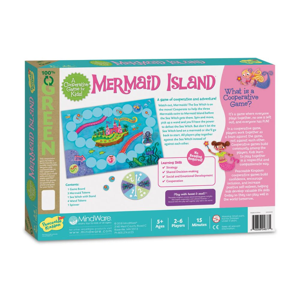 Peaceable Kingdom - Mermaid Island Cooperative Game - Wonky - Image 3
