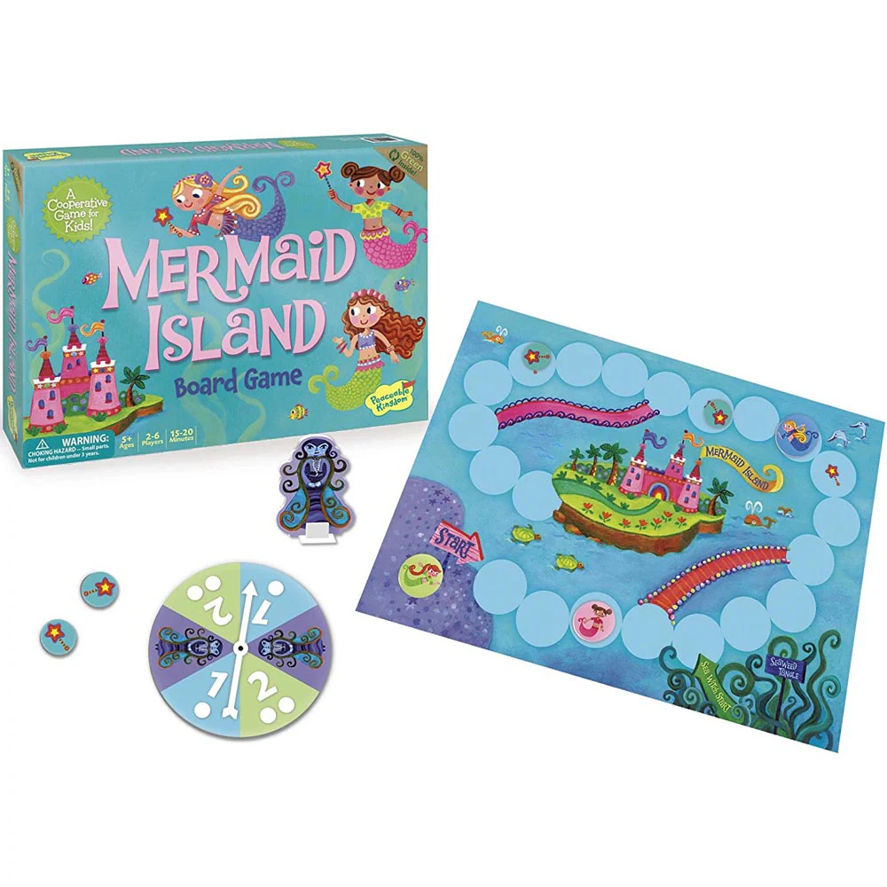 Peaceable Kingdom - Mermaid Island Cooperative Game - Wonky - Image 4