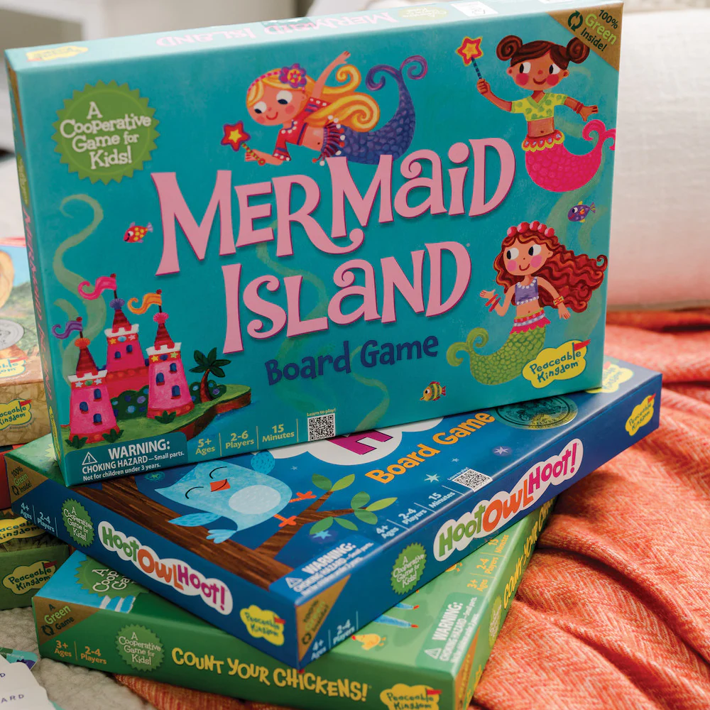Peaceable Kingdom - Mermaid Island Cooperative Game - Wonky - Image 5