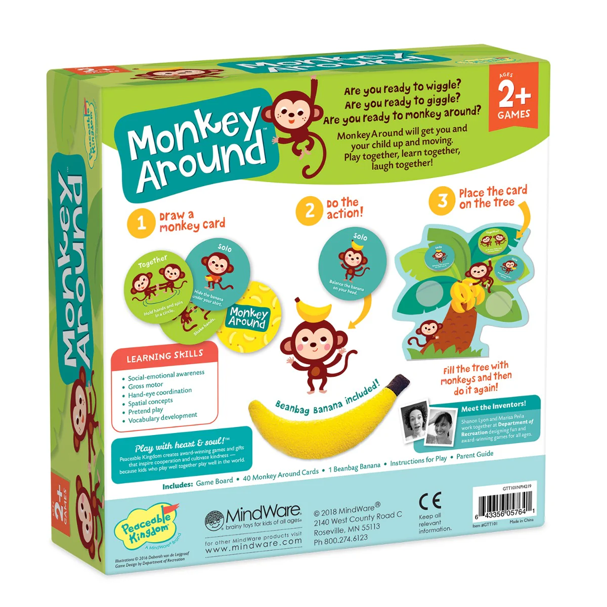 Peaceable Kingdom - Monkey Around Toddler Game - Image 7