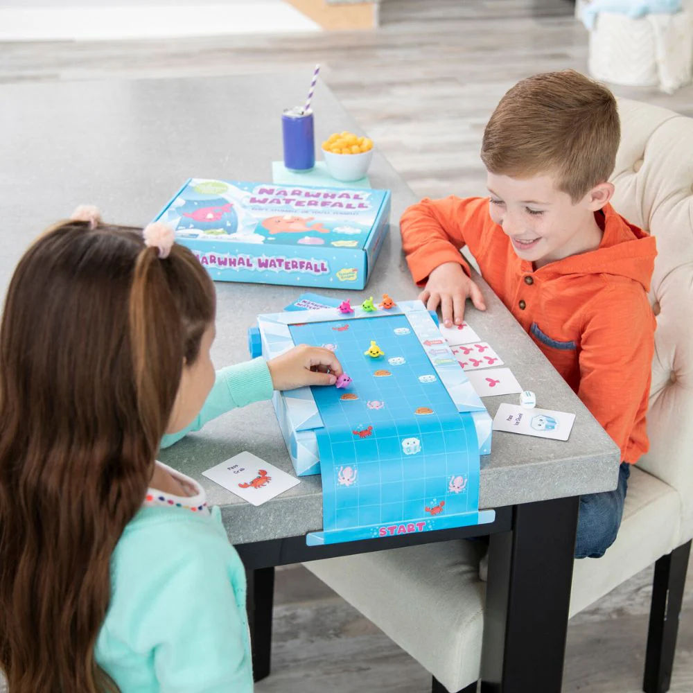 Peaceable Kingdom Narwhal Waterfall Cooperative Game for Kids - Image 2