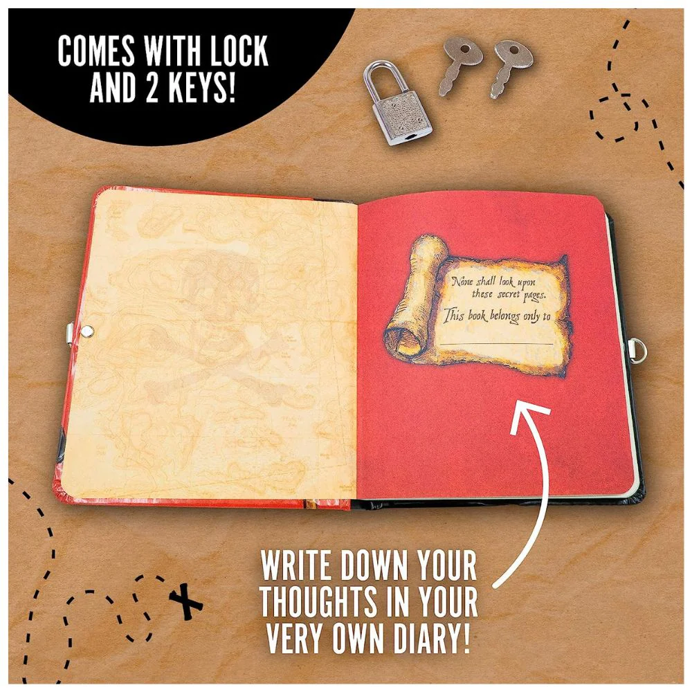Peaceable Kingdom - Pirates Lock and Key Diary - Image 3