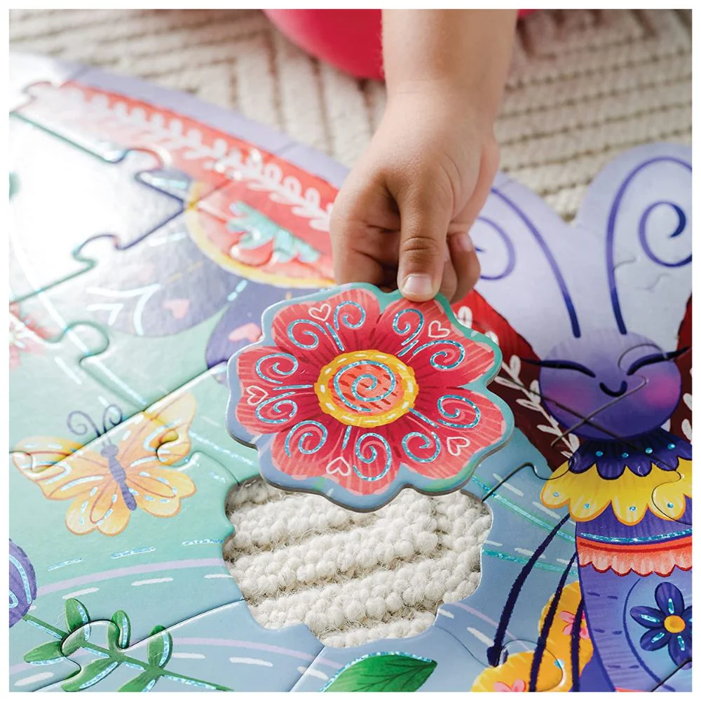 Peaceable Kingdom - Shimmery Butterfly Floor Puzzle - Image 7