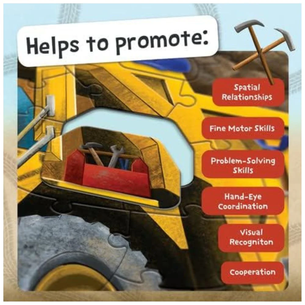 Peaceable Kingdom - Shiny Dump Truck Floor Puzzle - Image 4