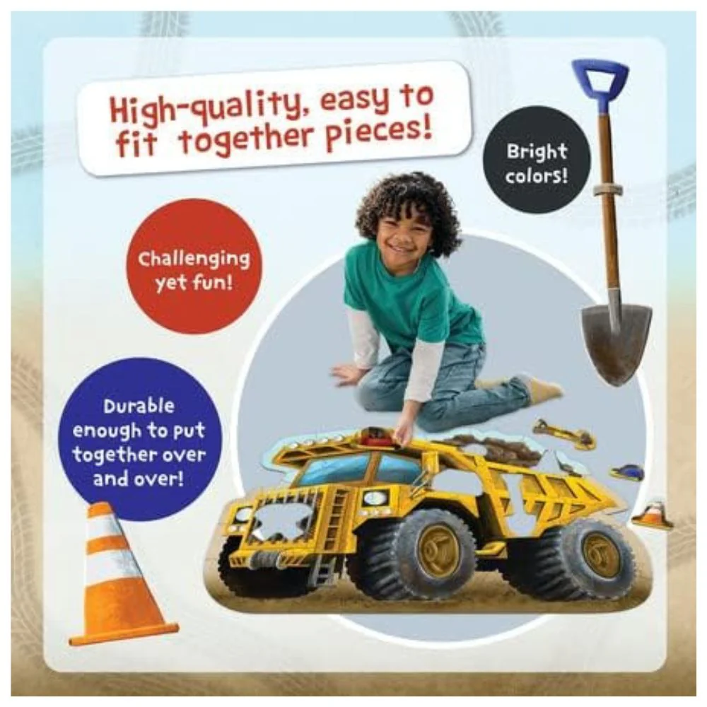Peaceable Kingdom - Shiny Dump Truck Floor Puzzle - Image 6