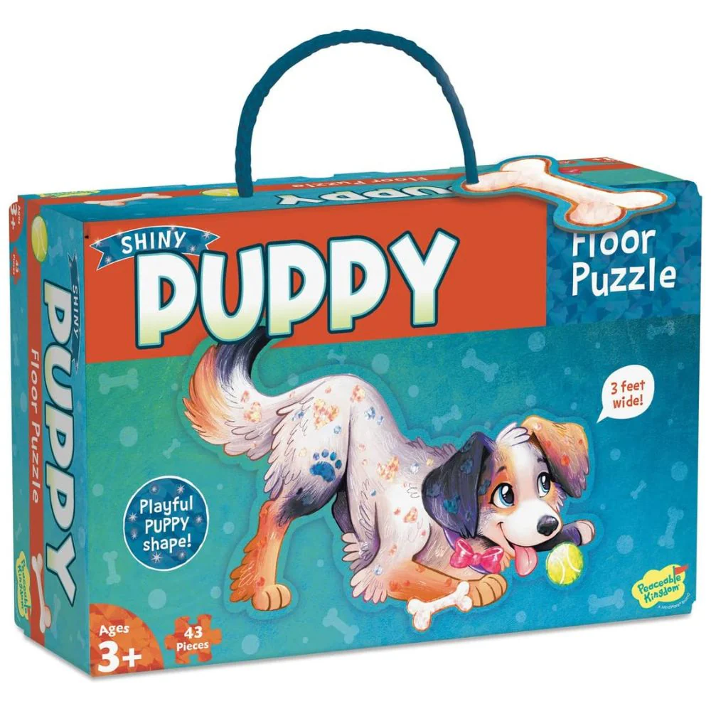 Peaceable Kingdom - Shiny Puppy Floor Puzzle - Image 2