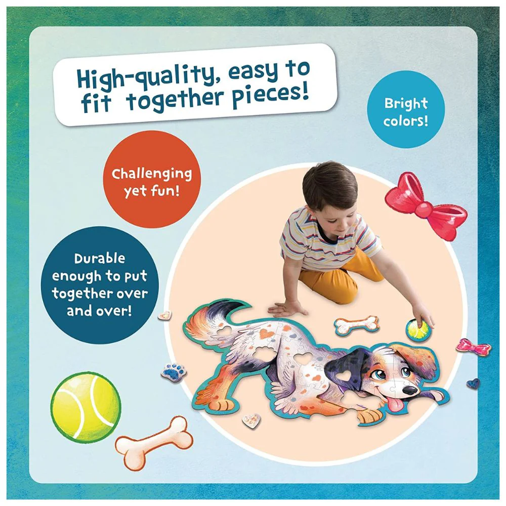 Peaceable Kingdom - Shiny Puppy Floor Puzzle - Image 6