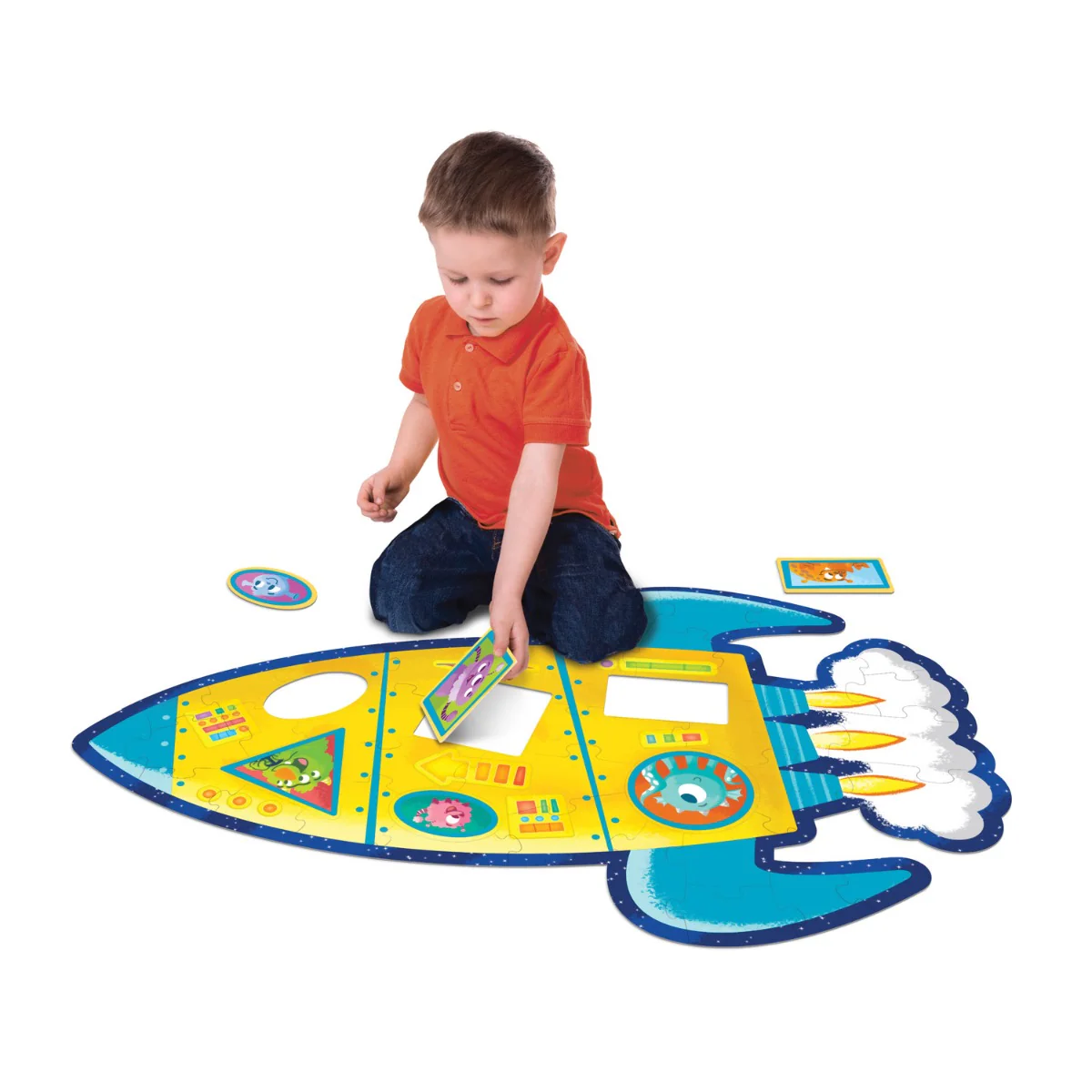 Peaceable Kingdom - Shiny Rocket Floor Puzzle - Image 3