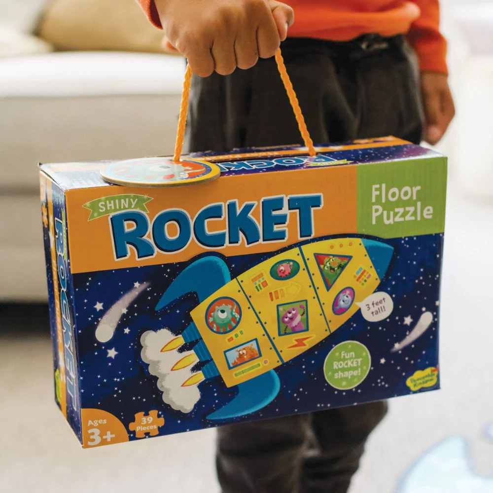 Peaceable Kingdom - Shiny Rocket Floor Puzzle - Image 6