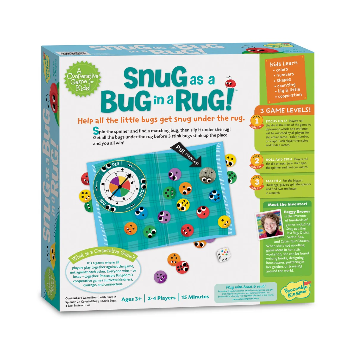 Peaceable Kingdom - Snug as a Bug in a Rug Cooperative Game - Image 4