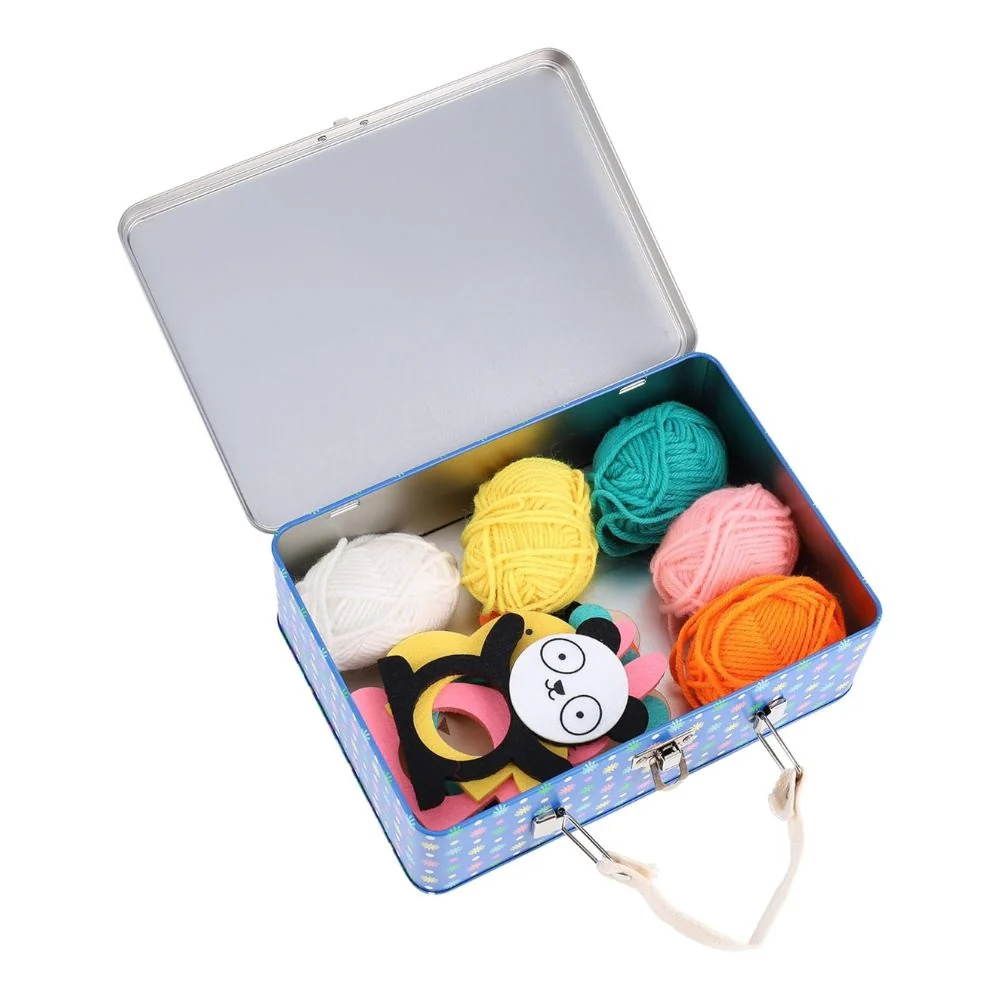 Petit Collage Make Your Own Pompom Friends Kit - Image 4