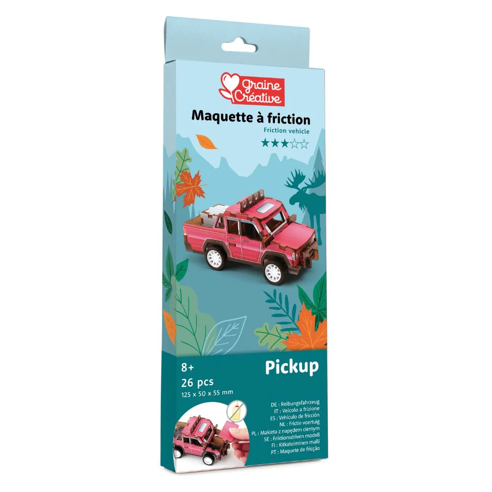Build Your Own Pick Up Truck Wooden 3D Model - actually drives! - Image 6