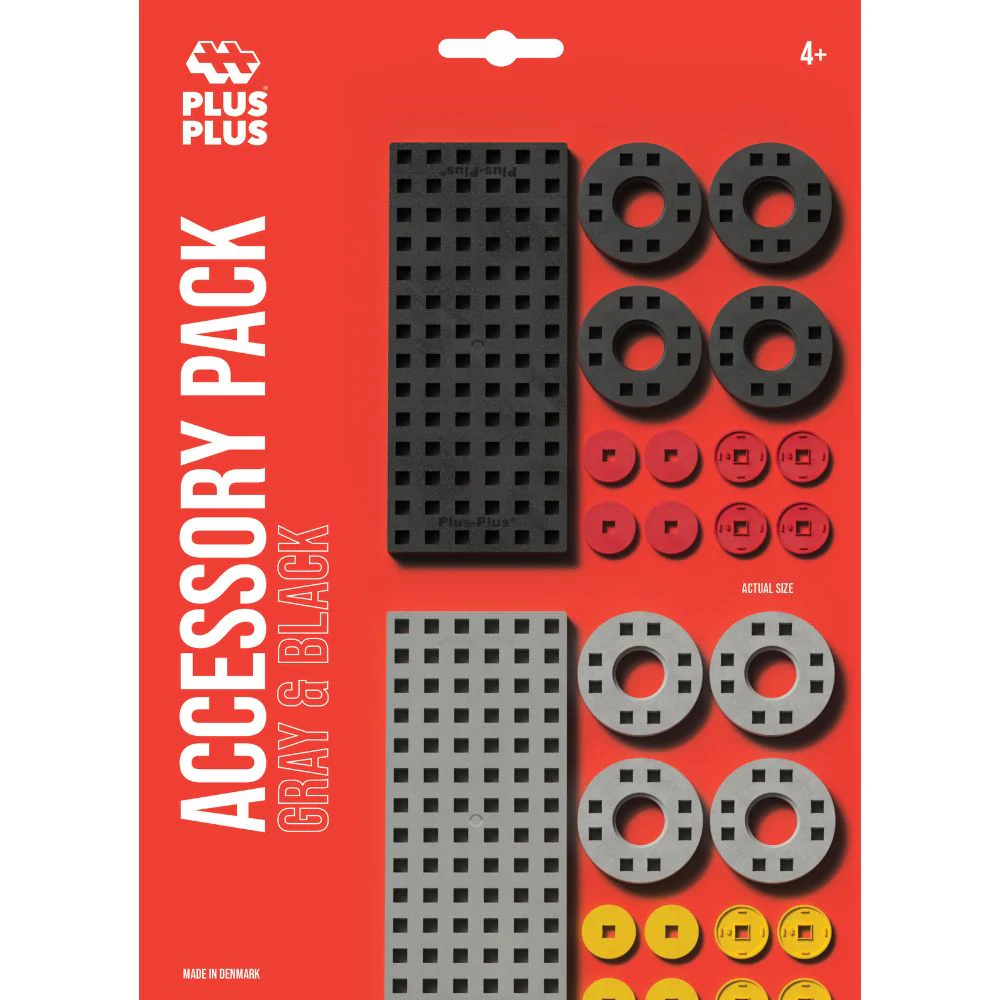 Plus-Plus Accessory Pack - Grey / Black