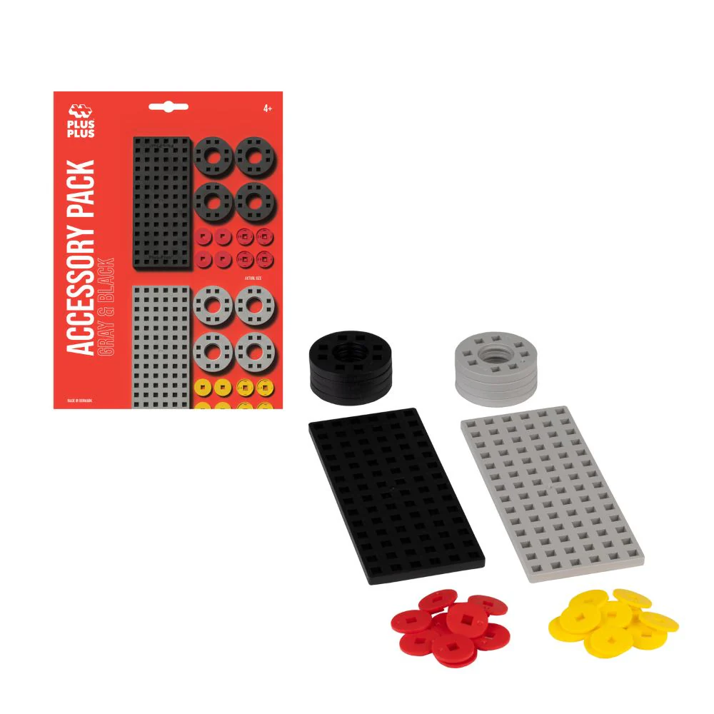 Plus-Plus Accessory Pack - Grey / Black - Image 2