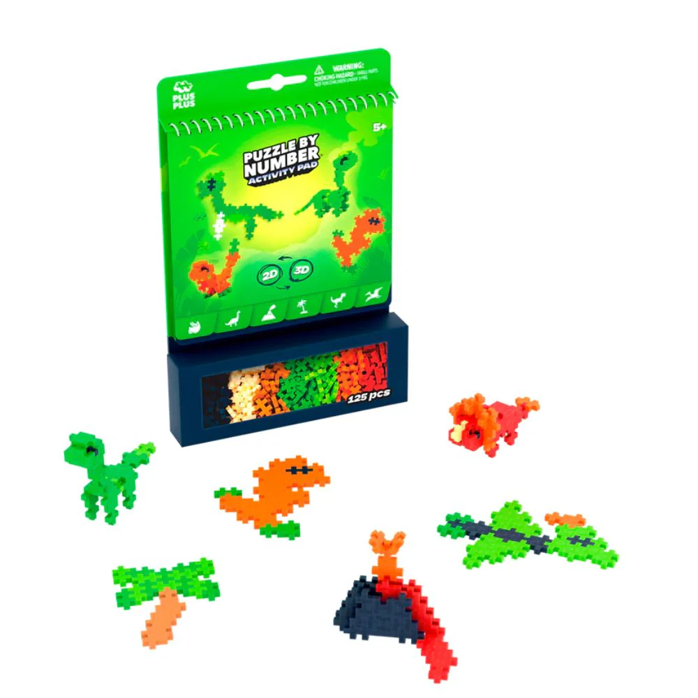 Plus Plus Activity Pad - Dino - Image 3