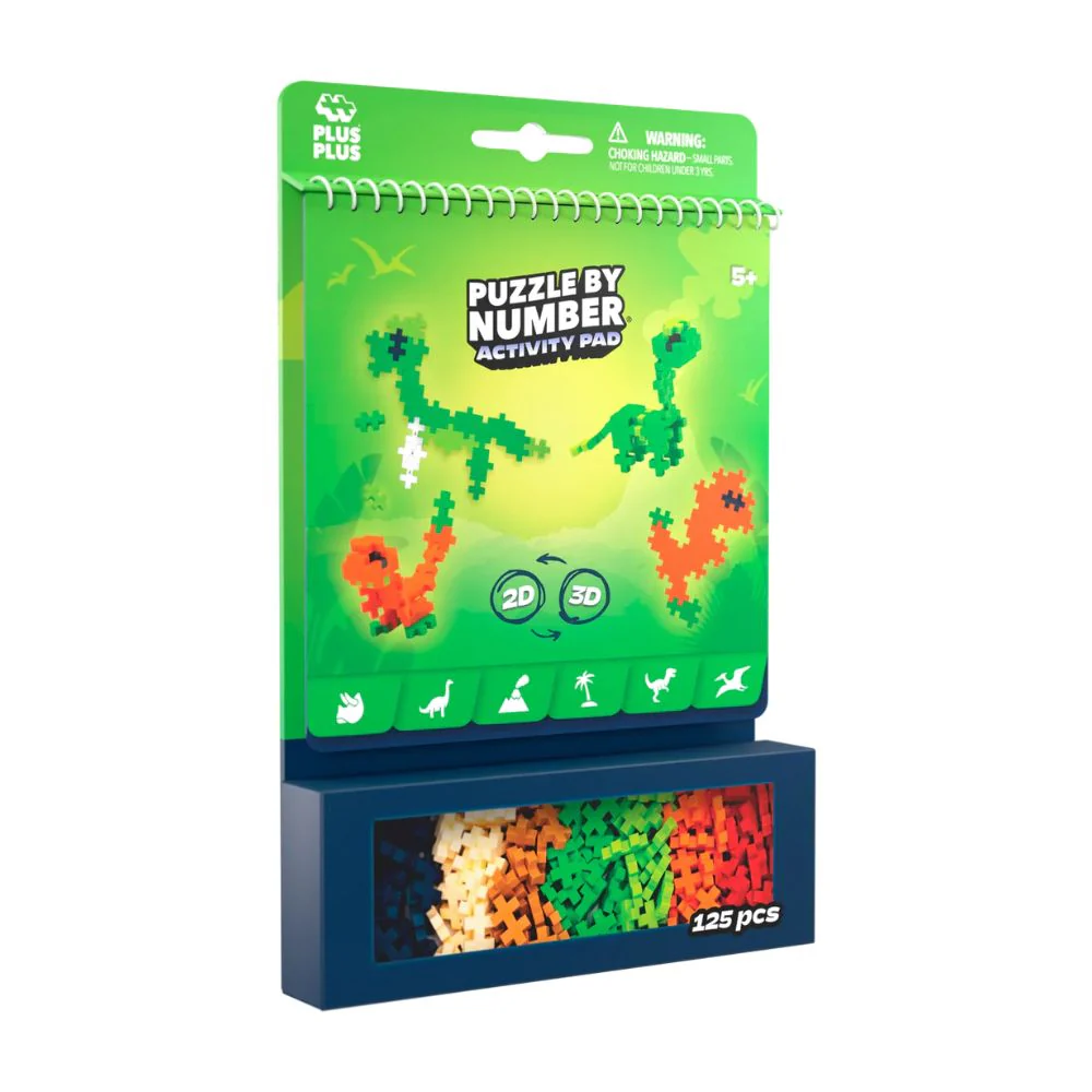 Plus Plus Activity Pad - Dino - Image 5