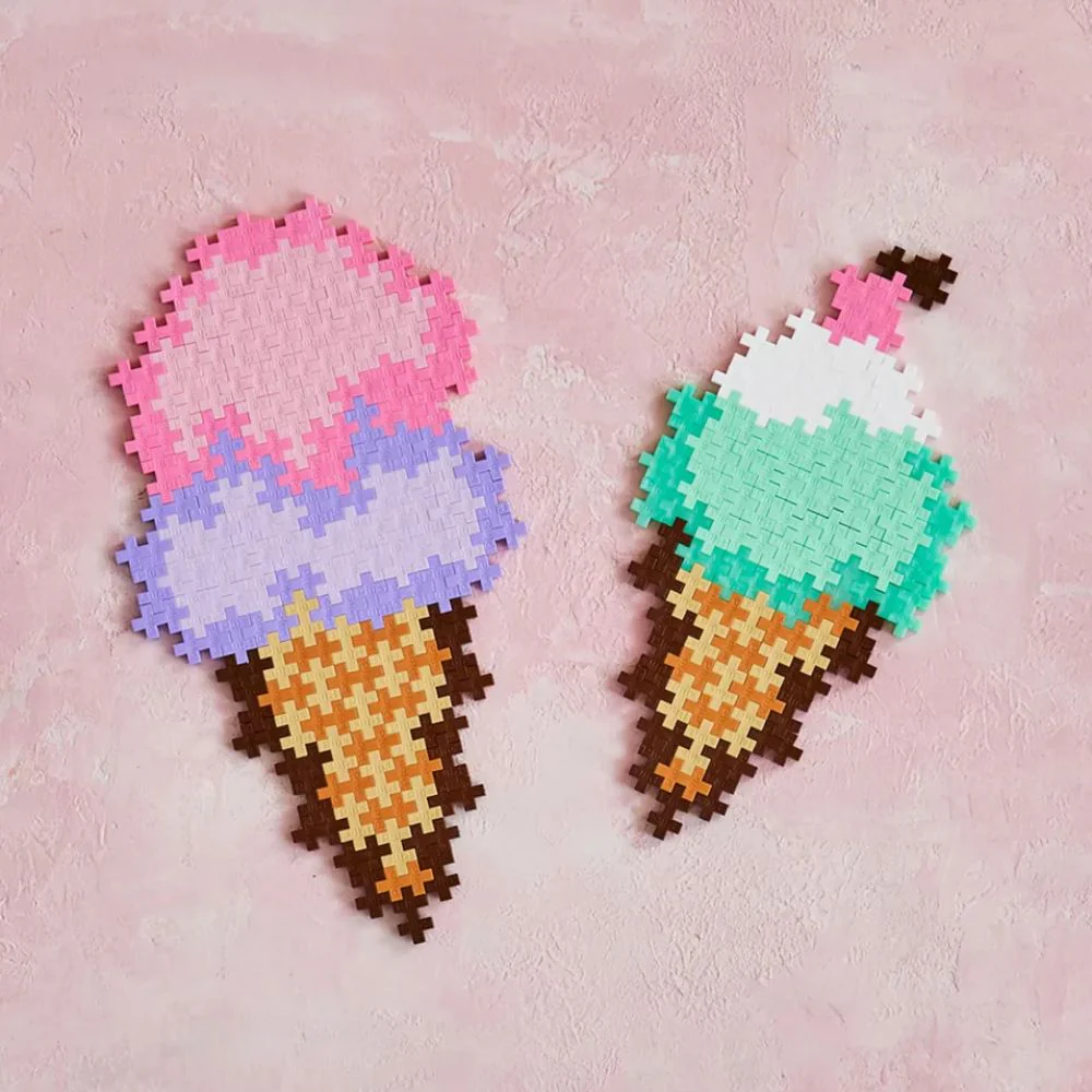 Plus Plus Puzzle By Numbers - Ice Cream Cones - Image 7