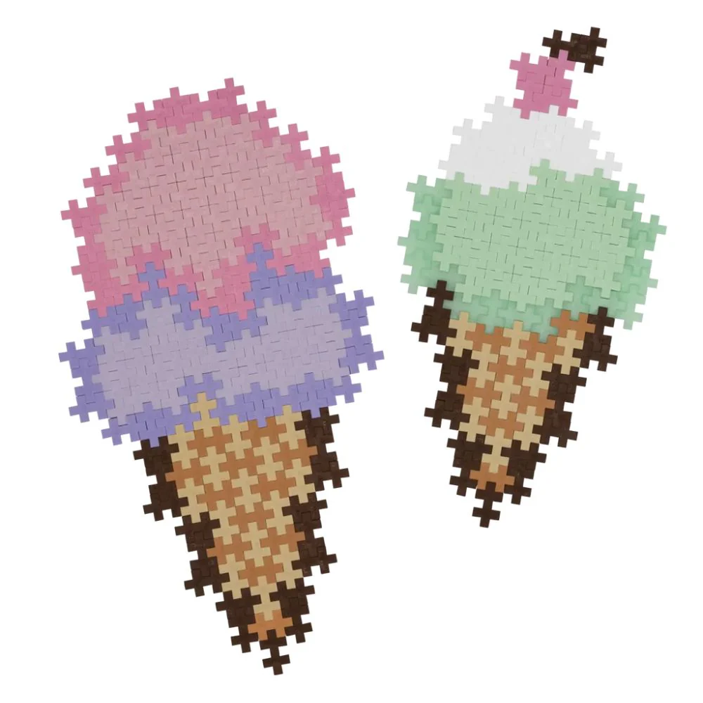 Plus Plus Puzzle By Numbers - Ice Cream Cones - Image 8