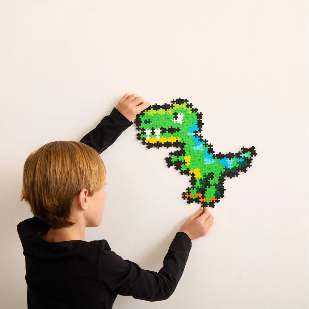 Plus Plus - Puzzle By Numbers - T-Rex - Image 6