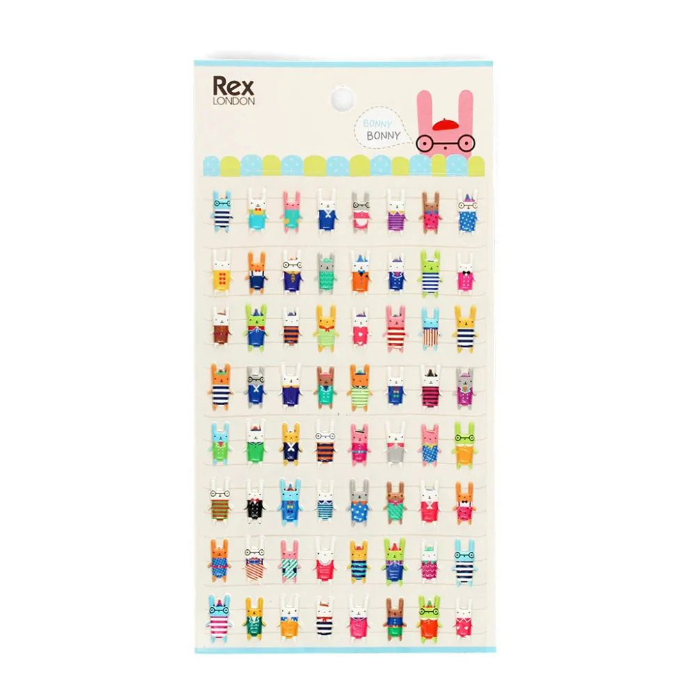 Rex London 3D Puffy Stickers - Bonny Bunny - Image 2