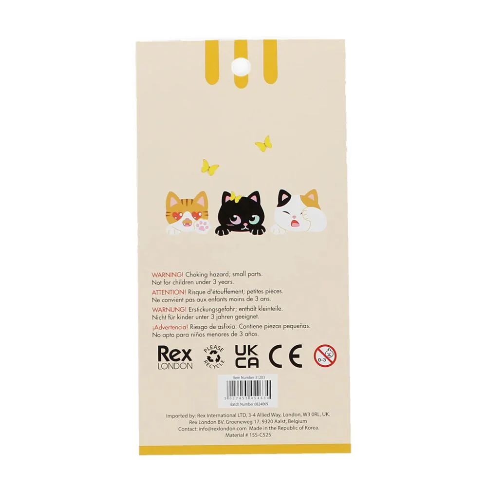 Rex London 3D Puffy Stickers - Quirky Cats - Image 3