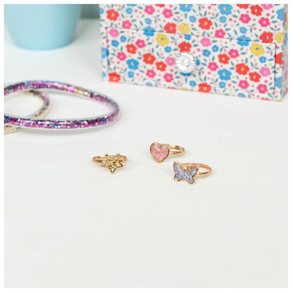 Rex London Fairies In The Garden Glitter Rings - Image 2