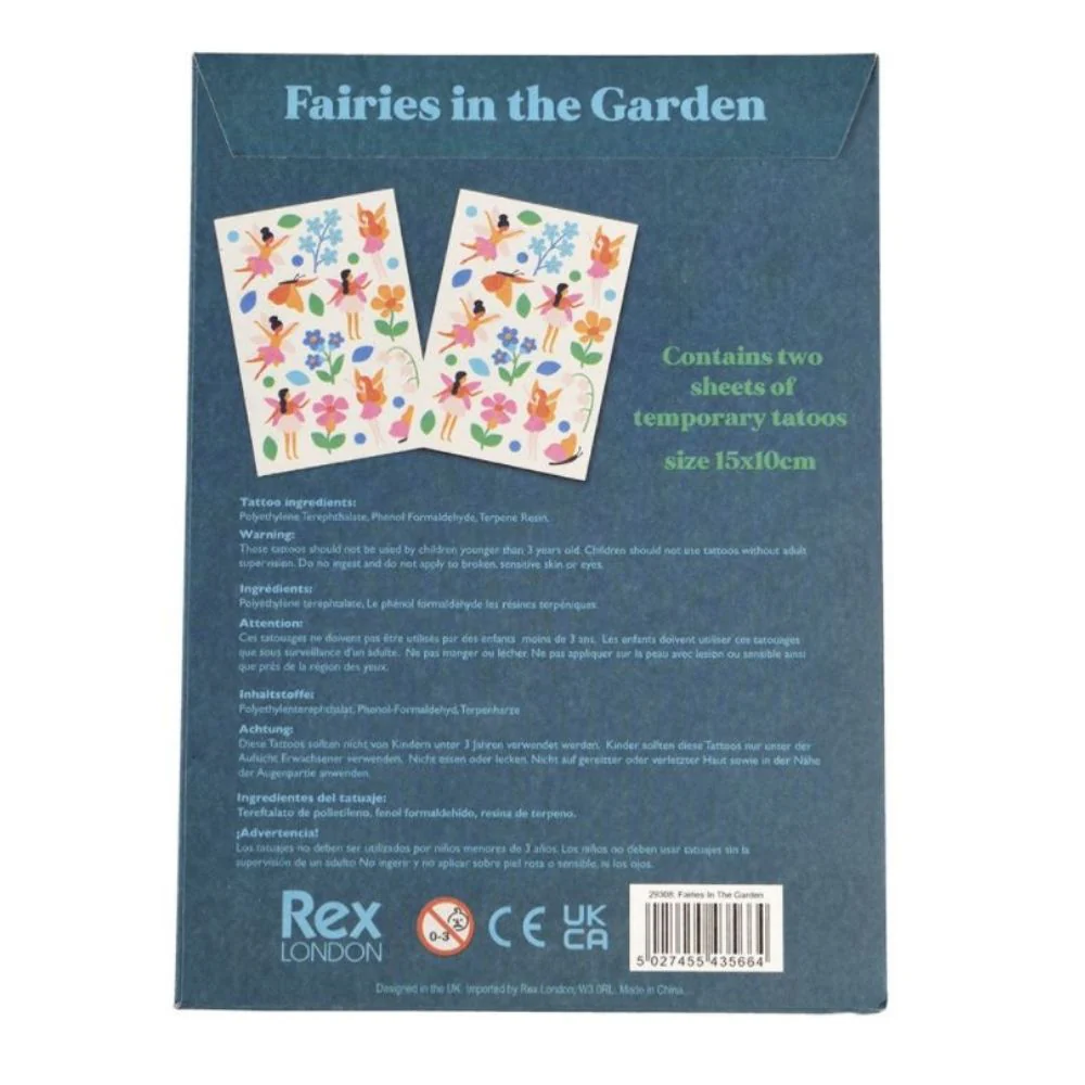 Rex London Fairies In The Garden Tattoos - Image 2