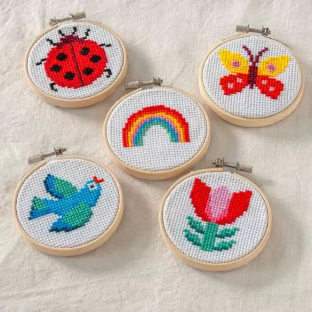 Rex London Ladybird Mini Cross Stitch Craft Kit - Image 4