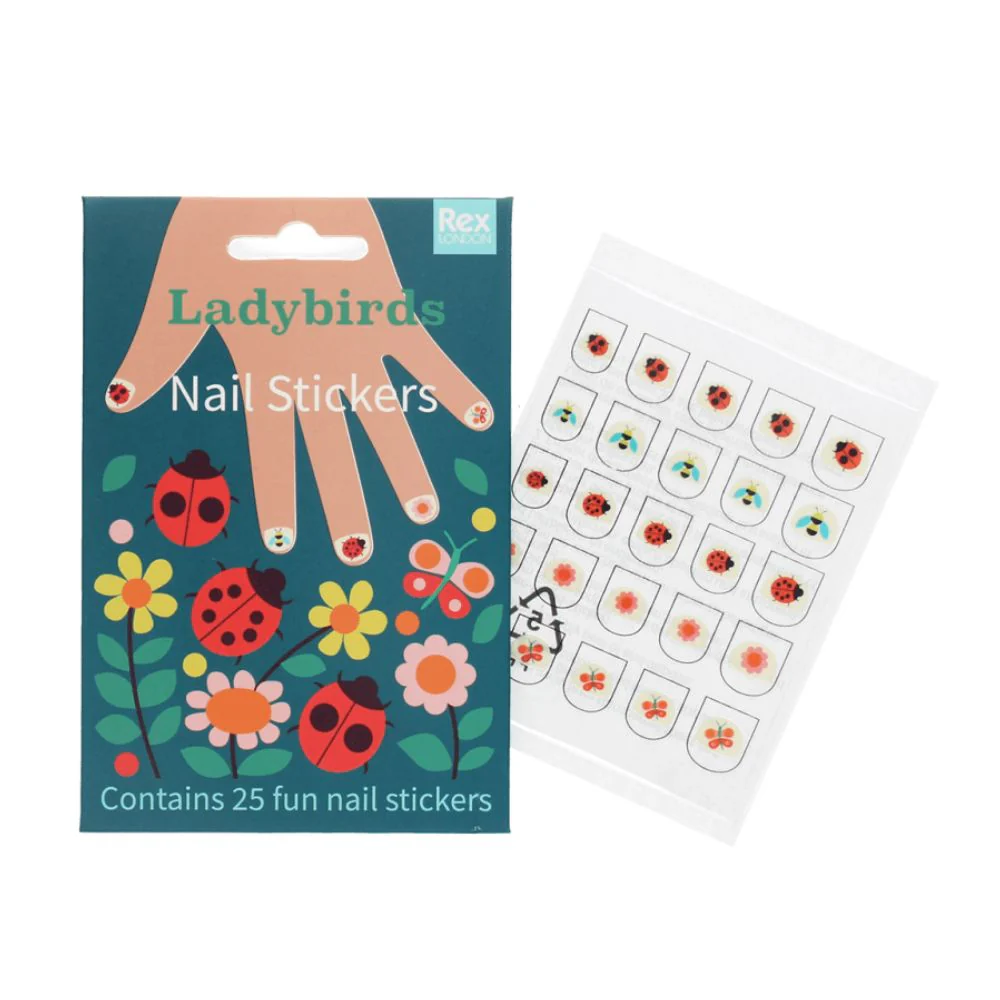 Rex London Ladybird Nail Stickers - Image 2