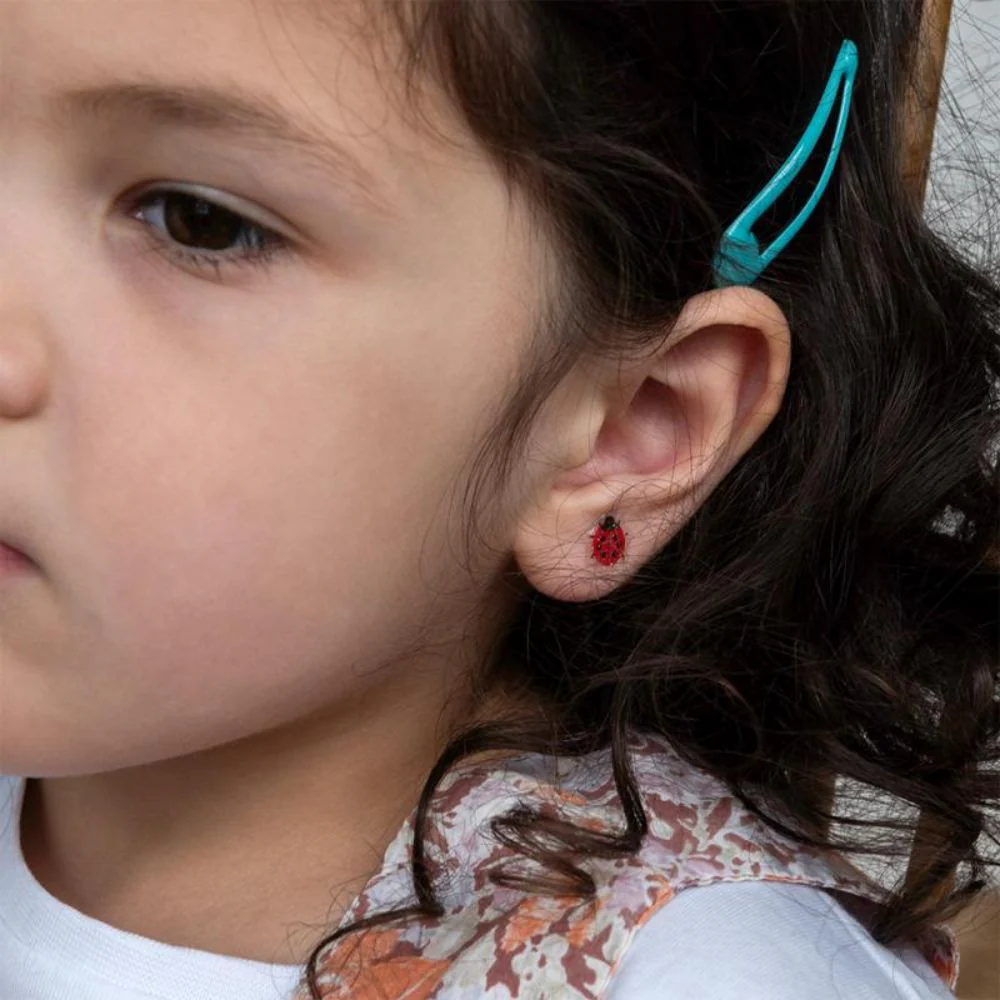 Rex London Ladybird Stick On Earrings - Image 2