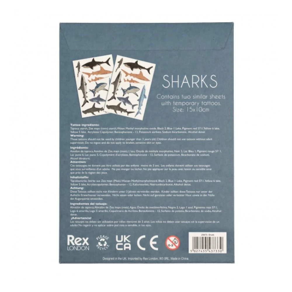 Rex London Sharks Tattoos - Image 4