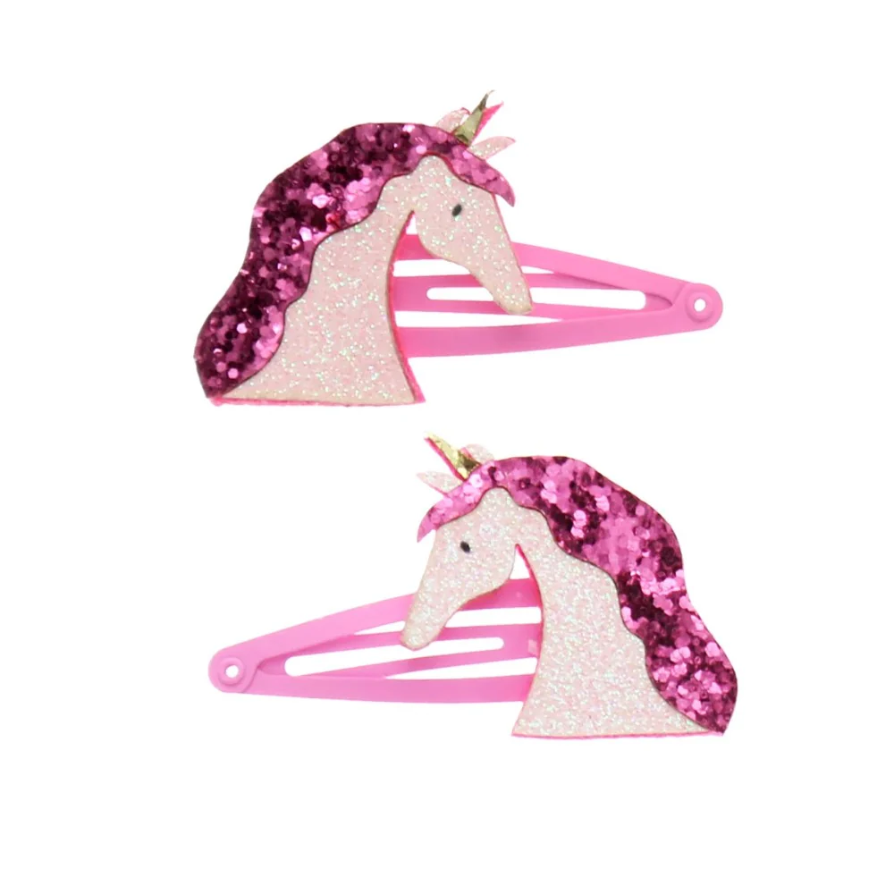 Rex London Unicorn Glitter Hair Clips - Image 3