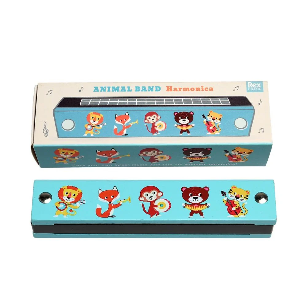 Rex London Wooden Harmonica - Animal Band - Image 2