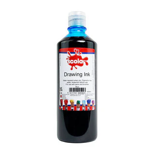 Scola Drawing Ink 600ml - Various Colours - Image 2