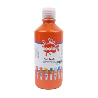 Scola First Acrylic Starter Paints 500ml - Various Colours - Image 11