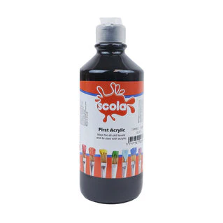 Scola First Acrylic Starter Paints 500ml - Various Colours - Image 2